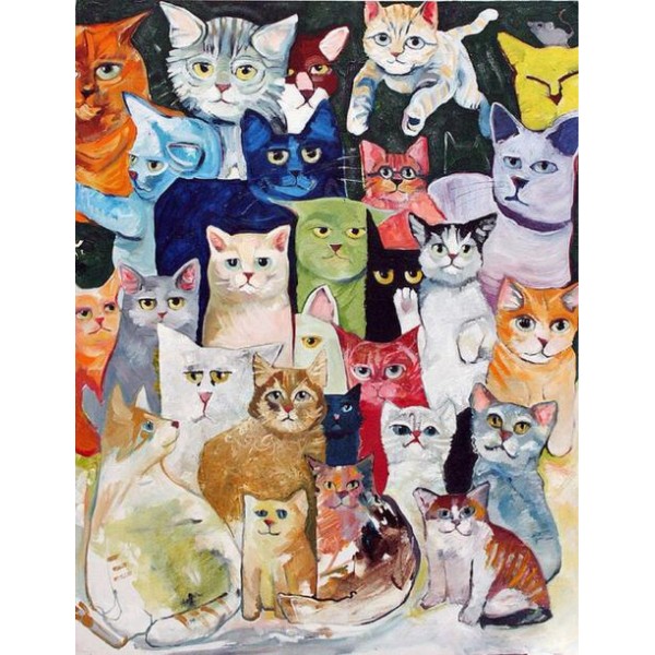 Cats Diy Paint By Numbers Kits Australia