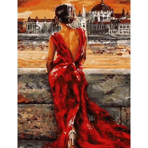 Portrait Sexy Woman Paint By Numbers Kits Australia