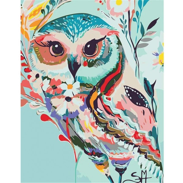 Owl Diy Paint By Numbers Kits Uk PBN90547 Australia