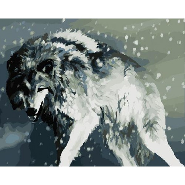 Animal Wolf Diy Paint By Numbers Kits Australia