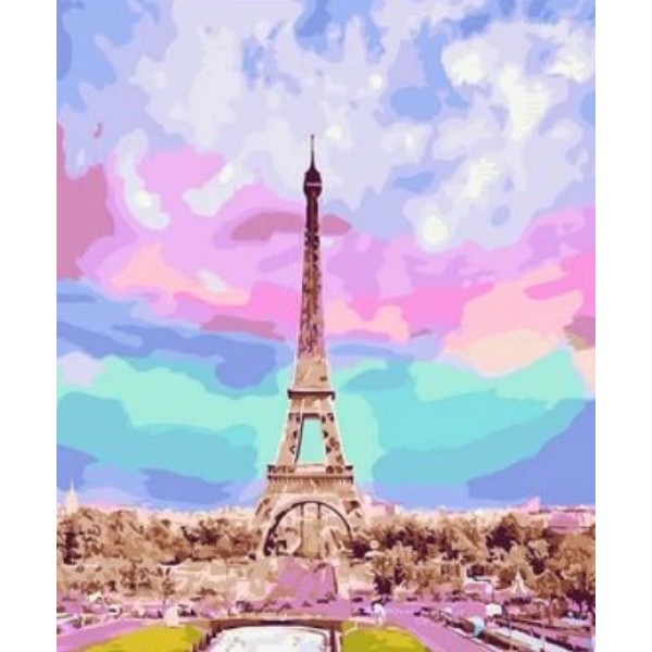 Diy Eiffel Tower Paint By Numbers Kits LS299 Australia