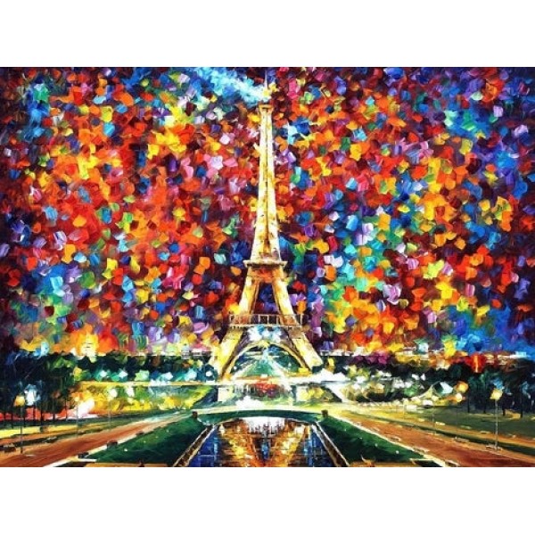 Scenery Eiffel Tower Diy Paint By Numbers Kits LS261 Australia