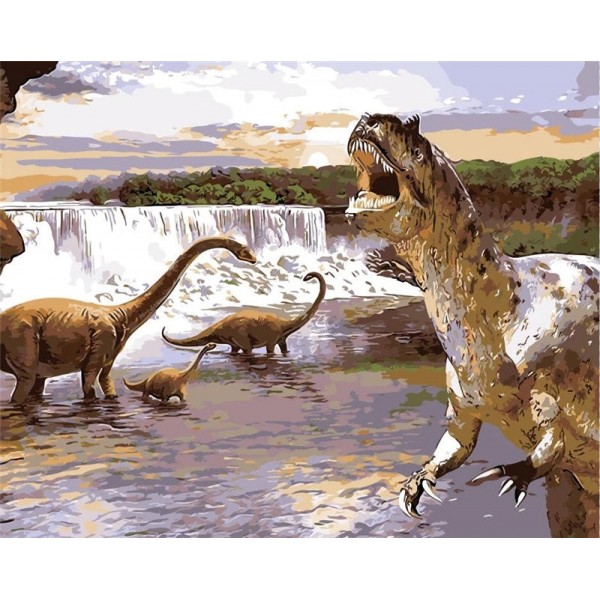 Animal Dinosaur Diy Paint By Numbers Kits For Adults Australia