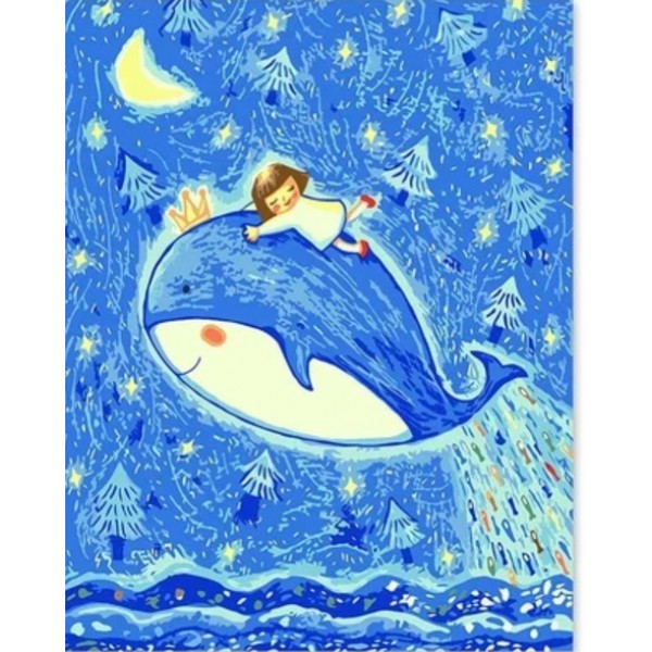 Whales Diy Paint By Numbers Kits MA248 Australia