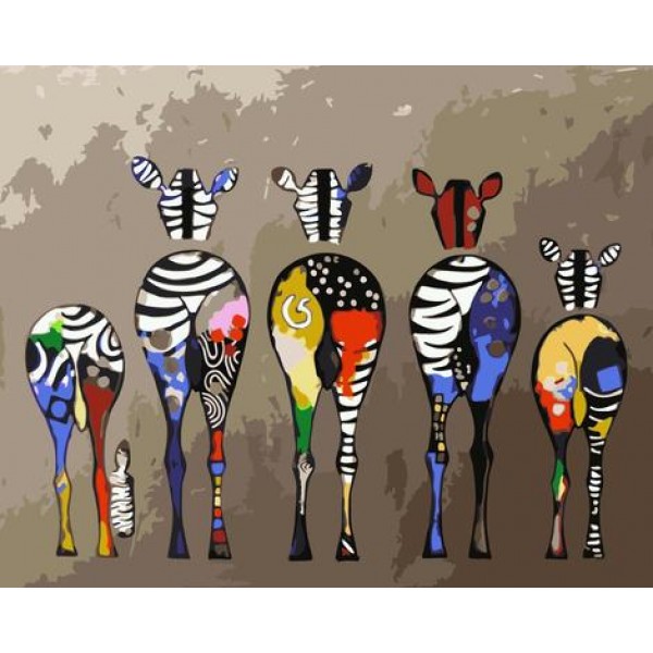 Zebra Diy Paint By Numbers Kits Australia