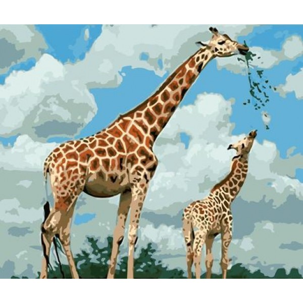 Giraffe Diy Paint By Numbers Kits Australia