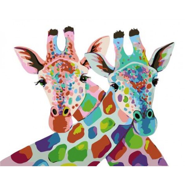 Giraffe Diy Paint By Numbers Kits Australia