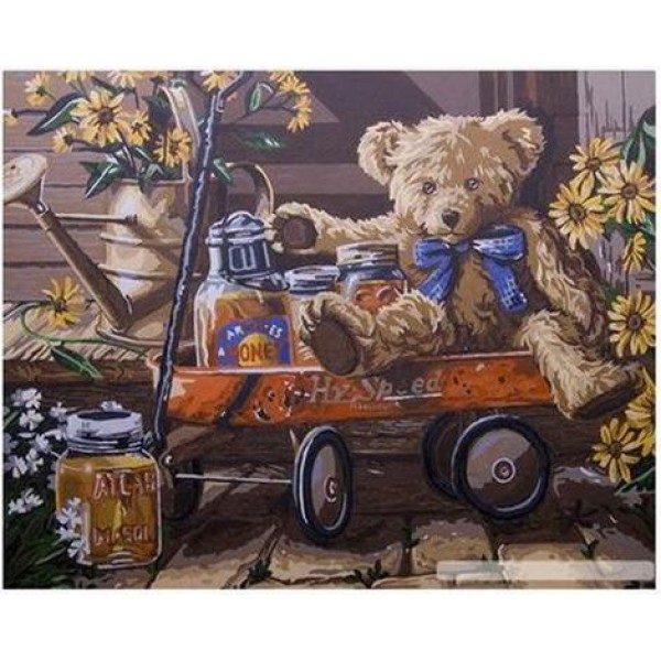 Teddy Bear Diy Paint By Numbers Kits Australia