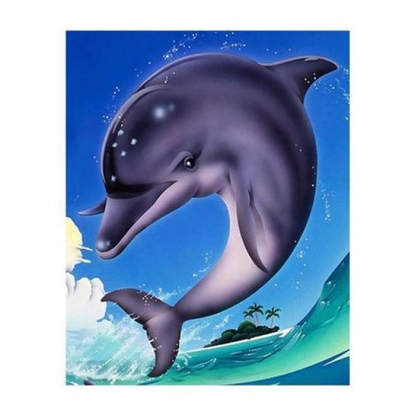 Dolphin Diy Paint By Numbers Kits MA203 Australia