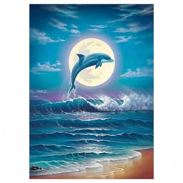 Dolphin Diy Paint By Numbers Kits MA191 Australia