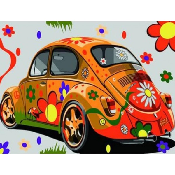 Beetle Car Diy Paint By Numbers Kits Australia