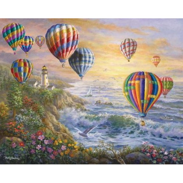 Hot Air Balloon Diy Paint By Numbers Kits Australia