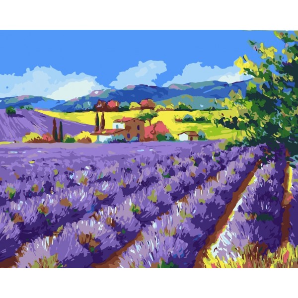 Lavender Diy Village Paint By Numbers Kits Australia