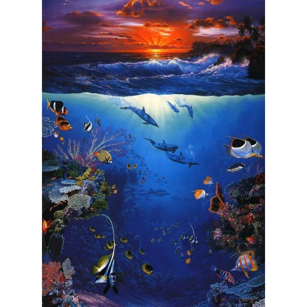 Landscape Under The Sea Diy Paint By Numbers Kits Australia