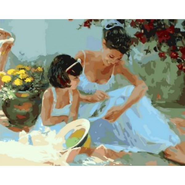 Mother And Daughter Diy Paint By Numbers Kits Australia