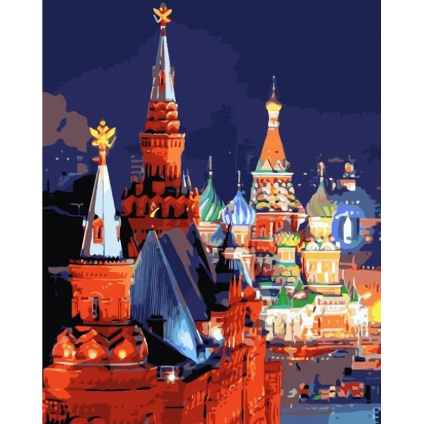 Moscow Diy Paint By Numbers Kits LS359 Australia