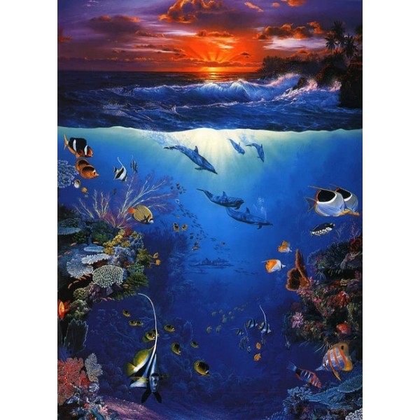 Under The Sea Diy Landscape Paint By Numbers Kits Australia