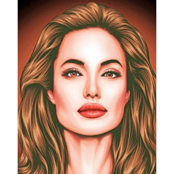 Angelina Jolie Art Diy Paint By Numbers Kits Australia