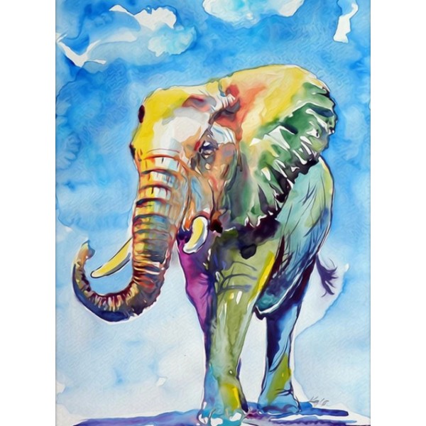 Animal Elephant Paint By Numbers Kits Australia