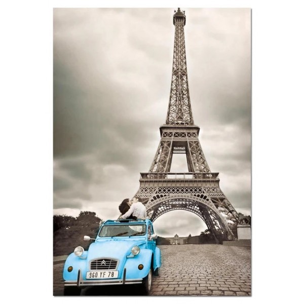 Car Landscape Eiffel Tower Diy Paint By Numbers Kits LS283 Australia