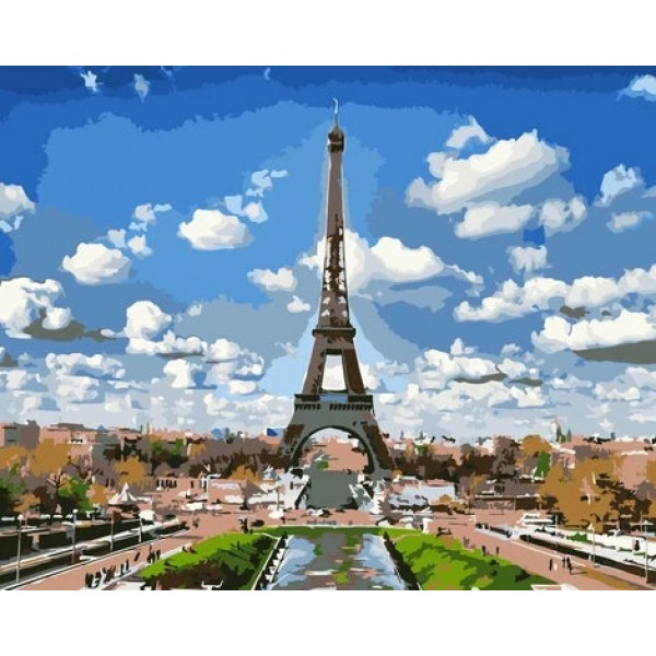 Eiffel Tower Diy Paint By Numbers Kits LS287 Australia
