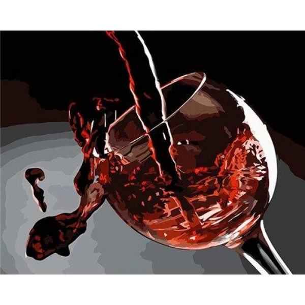 Pouring Red Wine Paint By Numbers Kits FD293 Australia