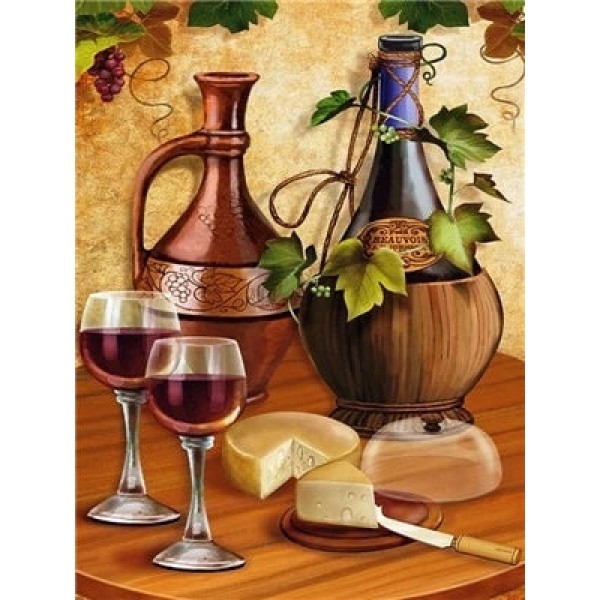 Wine Diy Paint By Numbers Kits for Kids FD211 Australia