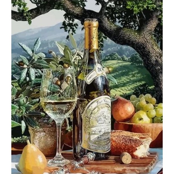 Wine And Fresh Fruit Diy Paint By Numbers Kits FD199 Australia