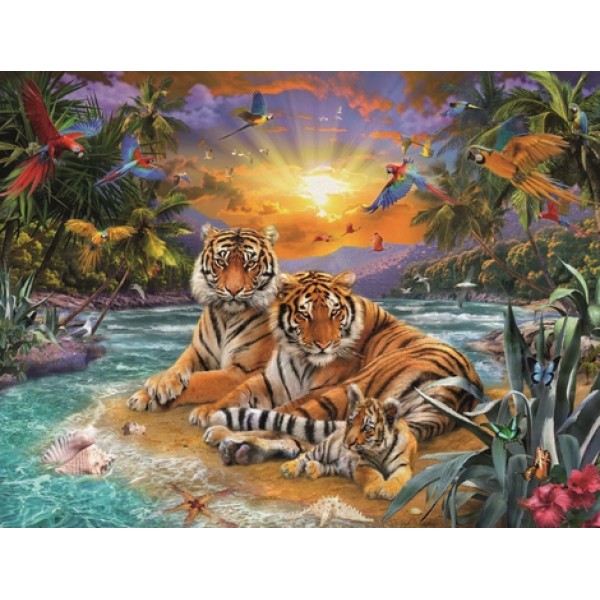 Animal Tiger Paint By Numbers Kits Australia