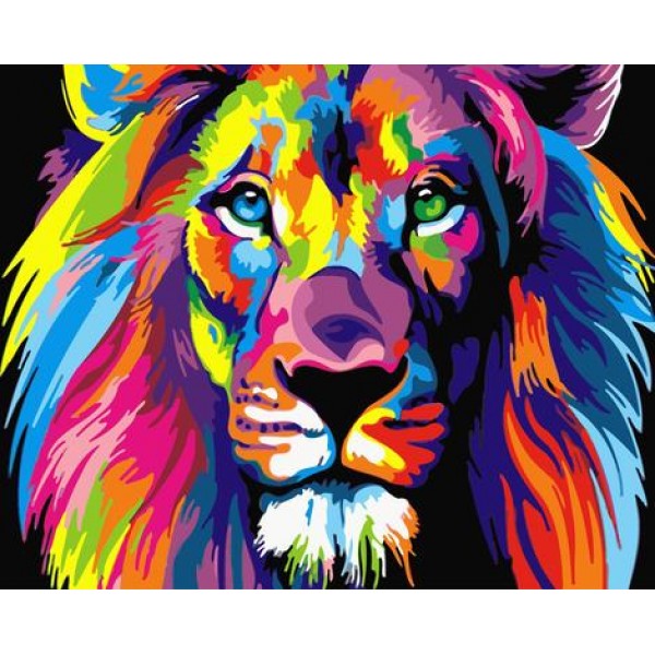 Lion Diy Paint By Numbers Kits For Adults Australia