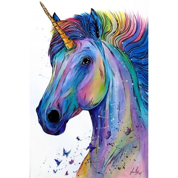 Unicorn Paint By Numbers Kits Diy FK185 Australia