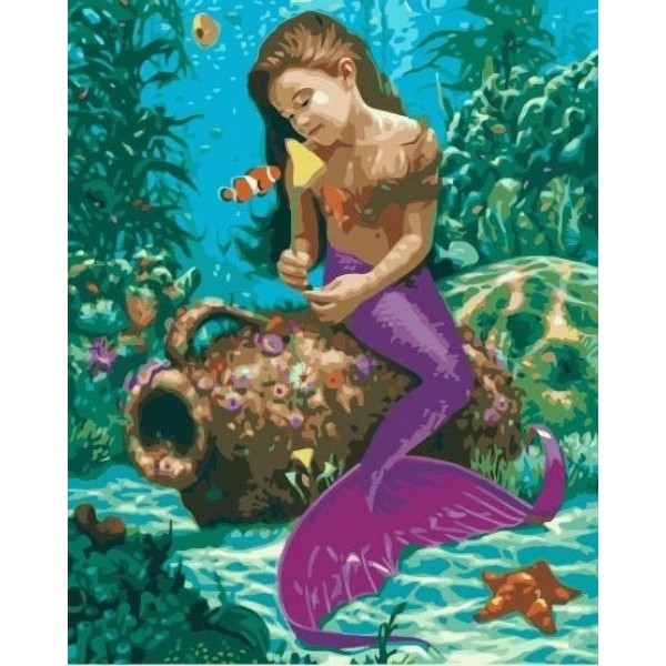Mermaid Paint By Numbers Kits Diy Australia