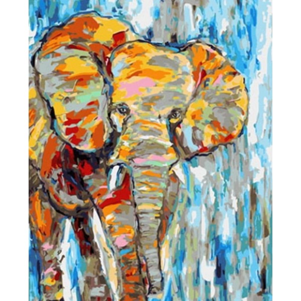Colorful Elephant Diy Paint By Numbers Kits Australia