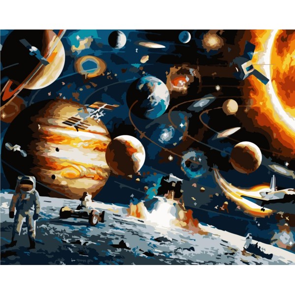 Space Diy Paint By Numbers Kits Uk WM-1014 Australia