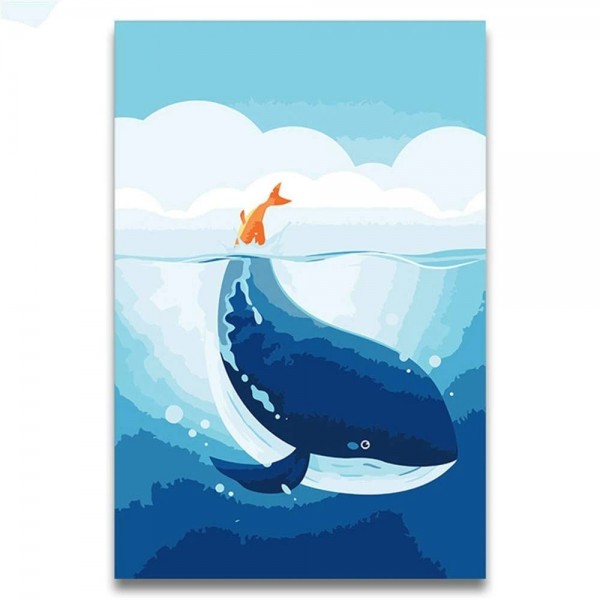 Whales Diy Paint By Numbers Kitss Australia