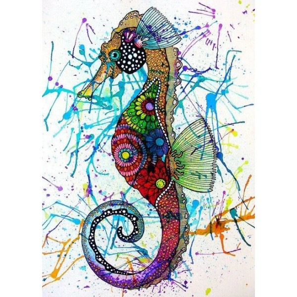 Colorful Diy Seahorse Paint By Numbers Kits Australia