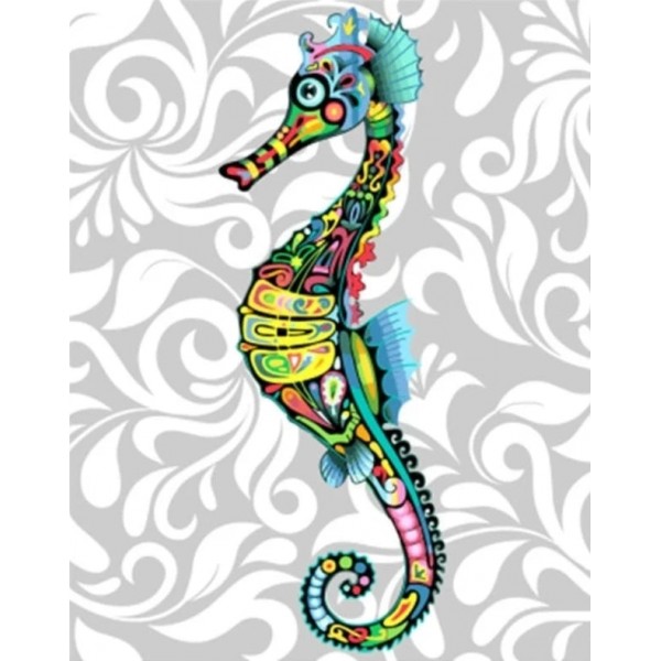Colorful Seahorse Paint By Numbers Kits Australia