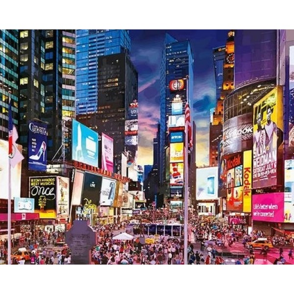 Times Square City Paint By Numbers Kits Australia
