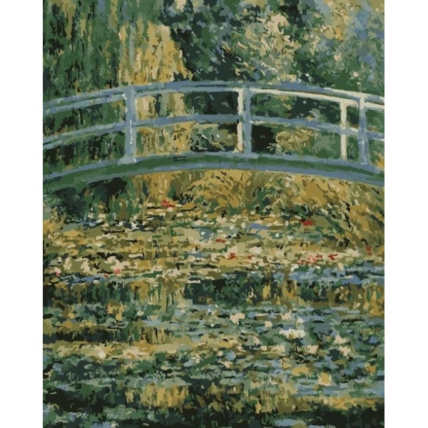 Claude Monet's Bridge Diy Paint By Numbers Kits Australia