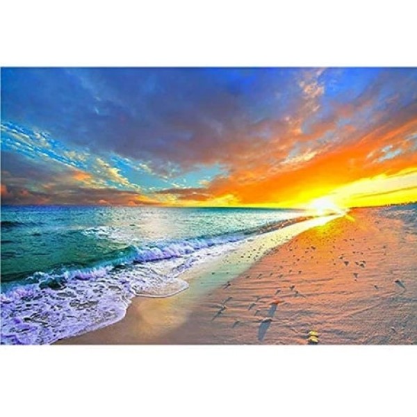 Sunset Landscape Sea Diy Paint By Numbers Kits Australia