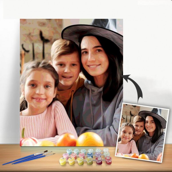 Personality Diy Custom Photo Paint By Numbers For Family Australia